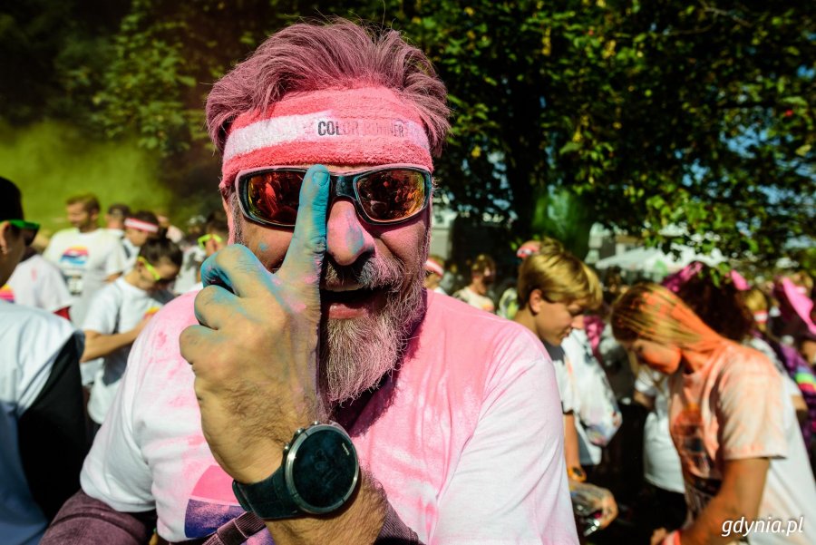 Bieg The Color Run w Gdyni, 16.09.2017 // fot. Dawid Linkowski