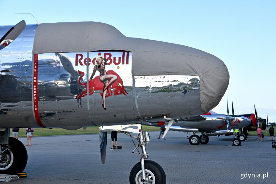 Flota Red Bull na lotnisku Gdynia-Kosakowo gotowa do pokazów // fot. Magdalena Czernek