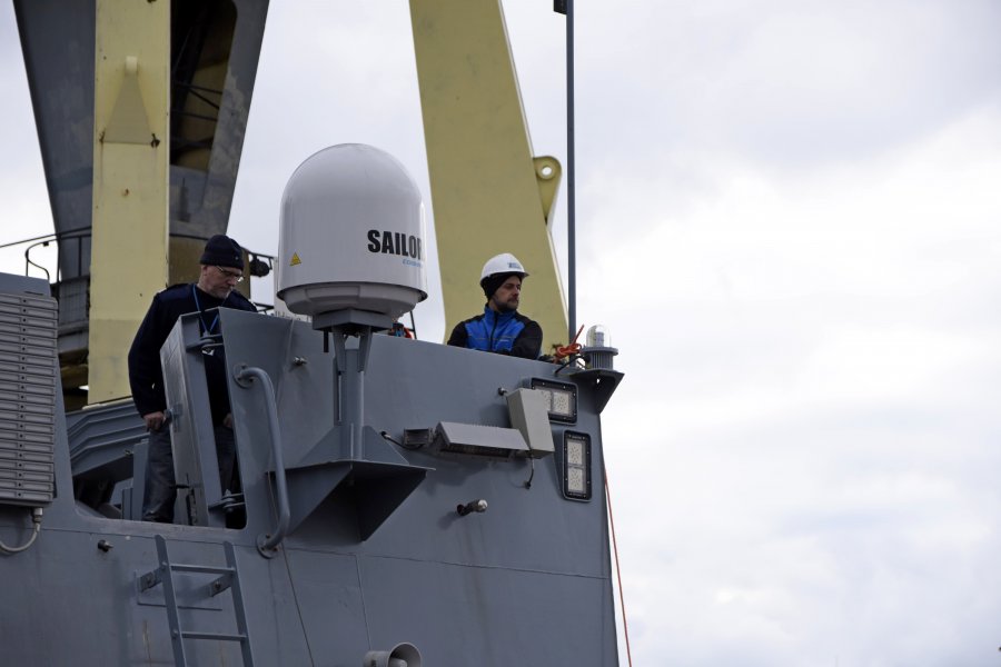 ORP „Ślązak” w PGZ Stoczni Wojennej w Gdyni, fot. Kamil Złoch