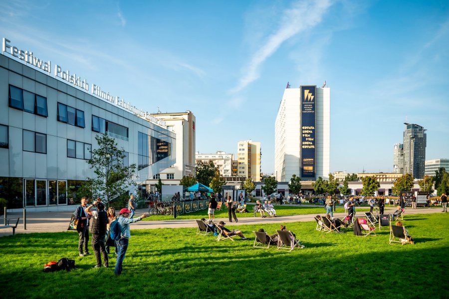 Plac Grunwaldzki pierwszego dnia festiwalu 