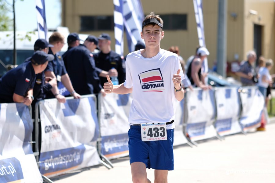 Bieg 5. mil o Puchar Dowódcy Dywizjonu Okrętów Bojowych, fot. Dawid Linkowski, gdyniasport.pl
