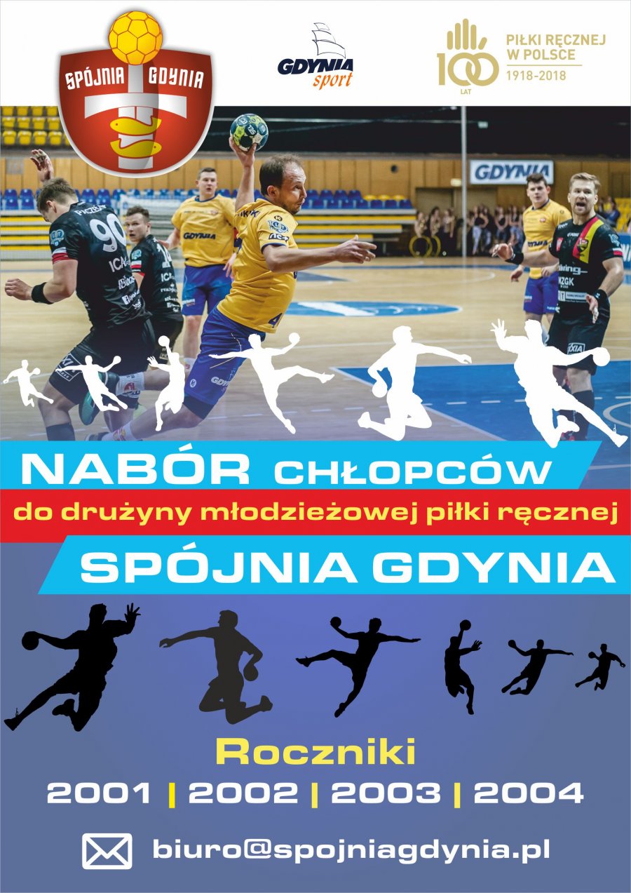 Trenuj piłkę ręczną w juniorach Spójni Gdynia! 