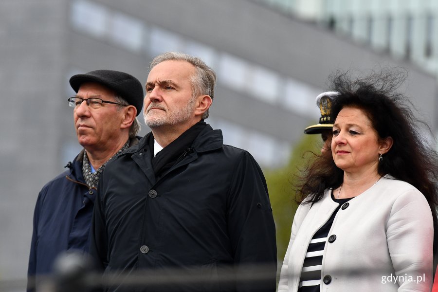 W obchodach uczestniczyli prezydent Gdyni Wojciech Szczurek oraz radni miasta Zenon Roda i Dorota Płotka // fot. Michał Puszczewicz
