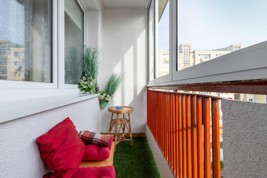 Balkon w obiekcie Skwer Kościuszki 17-19/56