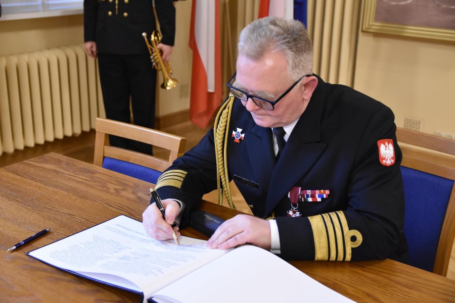 Zmiana na stanowisku Komendanta Portu Wojennego w Gdyni, fot. Lechosław Dzierżak