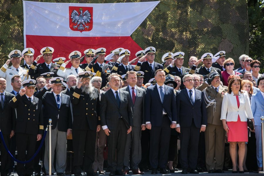 Uroczyste odsłonięcie pomnika Polski Morskiej // fot. Karol Stańczak