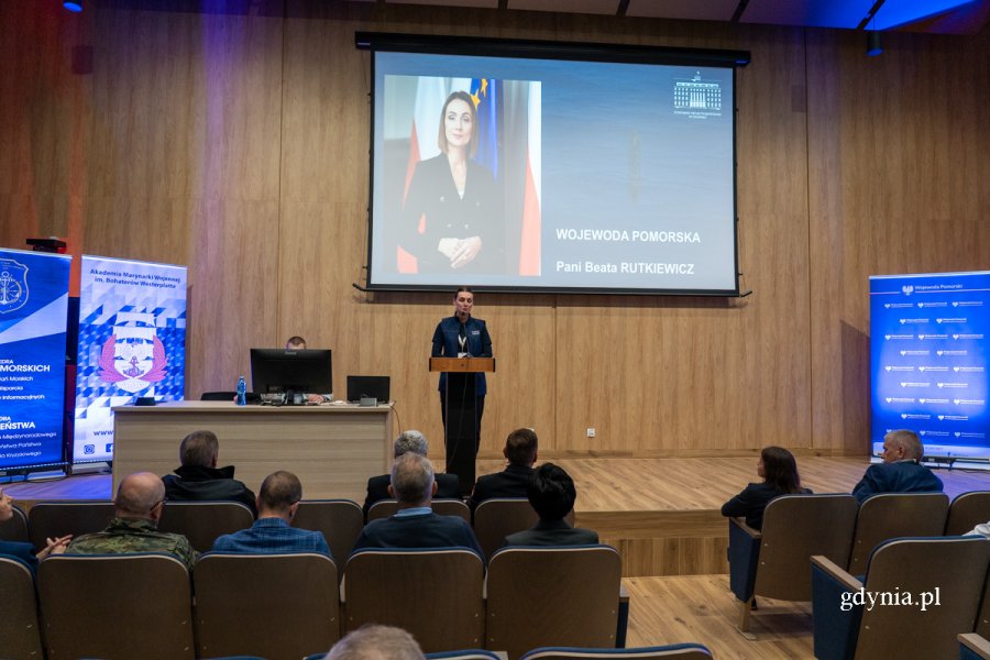 Prezentacja dotycząca ćwiczeń KRAKEN2025 (fot. Michał Sałata)