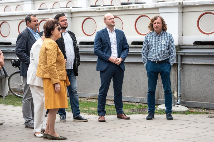 W Festynie Tolerancji wziął udział wiceprezydent Gdyni Bartosz Bartoszewicz // fot. Dawid Linkowski