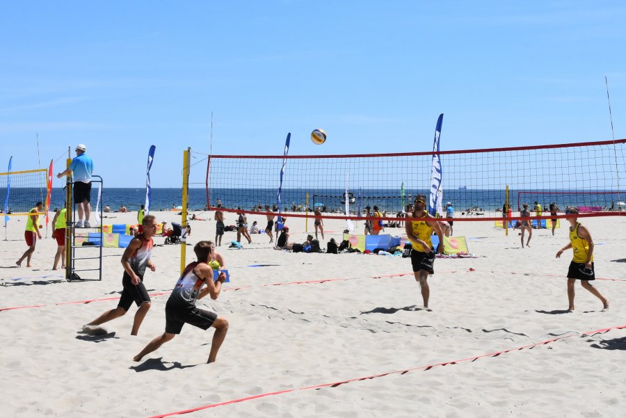 Akademickie Mistrzostwa Polski w Siatkówce Plażowej na gdyńskiej plaży / fot. Dorota Nelke