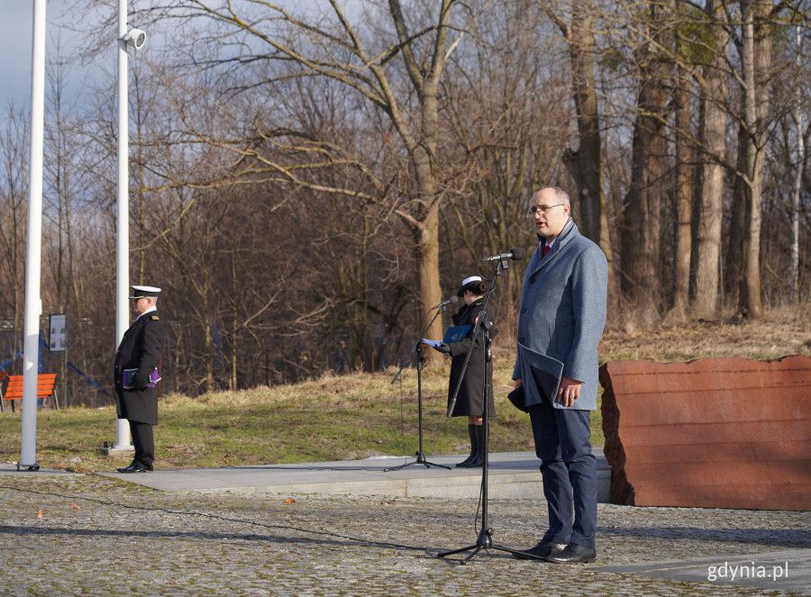 Przem&oacute;wienie wicewojewody Emila Rojka (fot. Karolina Szypelt)