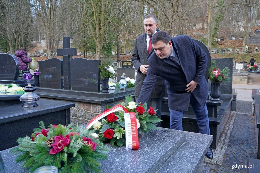 na zdjęciu wiceprezydent Tomasz Augustyniak i Sekretarz Miasta Gdyni Łukasz Kobus 