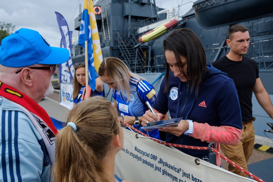 Prezentacja zespołów Vistal Gdynia i Spójnia Gdynia / fot. D. Linkowski
