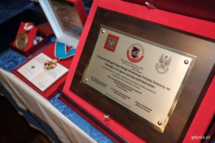 Urodziny Jerzego Grzywacza na pokładzie ORP "Błyskawica", fot. Dawid Linkowski