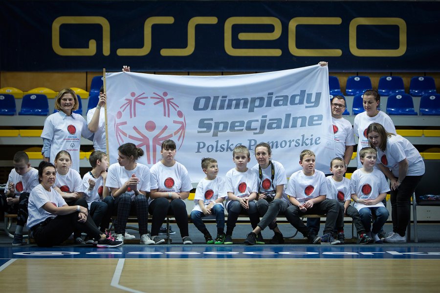 Gdyński OneTeam wystąpił w przerwie meczu EuroCup między Asseco Arką i Albą Berlin, fot. Mariusz Mazurczak