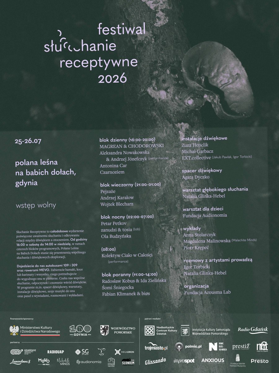 Festiwal Słuchanie Receptywne 2026