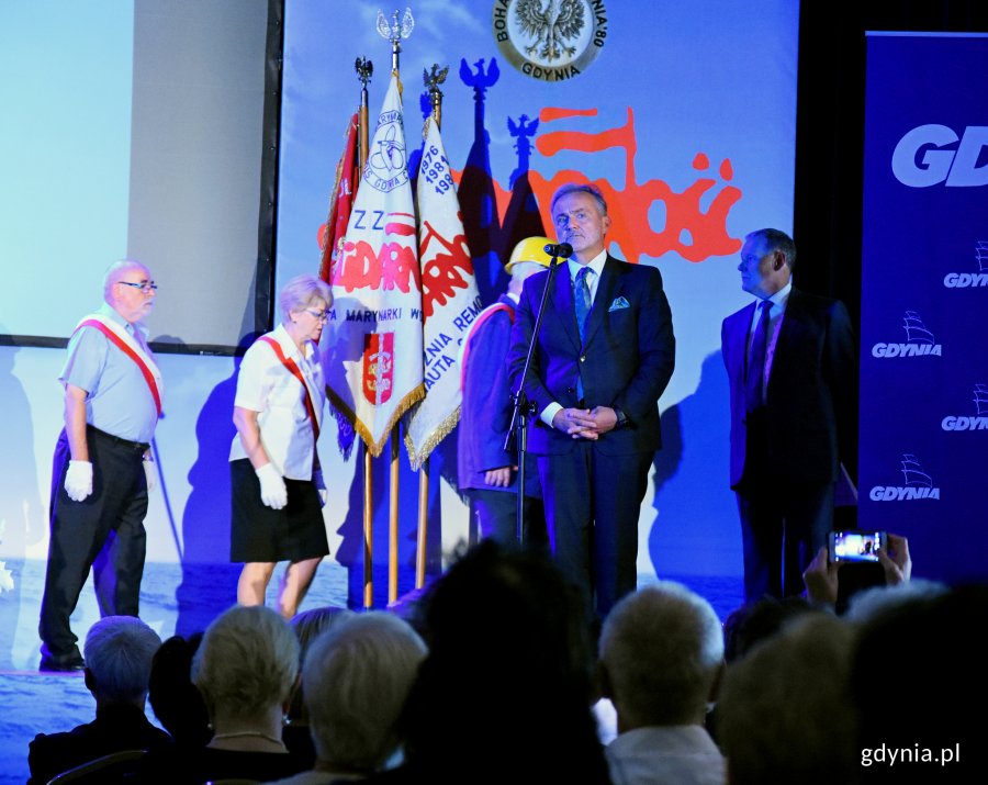Gala wręczenia kolejnych odznaczeń „Bohaterom Sierpnia '80 Gdynia”, fot. Kamil Złoch