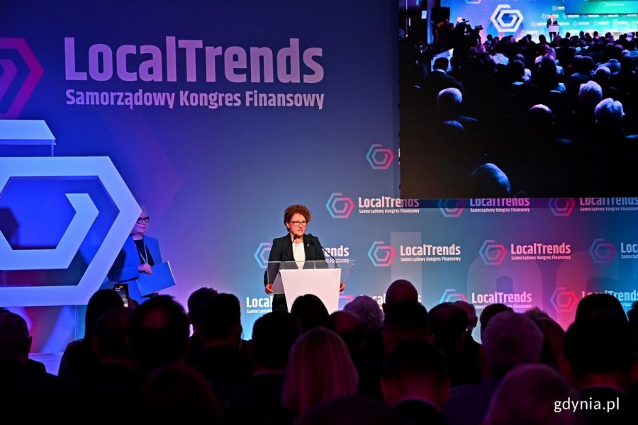 Magdalena Czażyńska-Jachim, prezydentka Sopotu, podczas Samorządowego Kongresu Finansowego „Local Trends” 