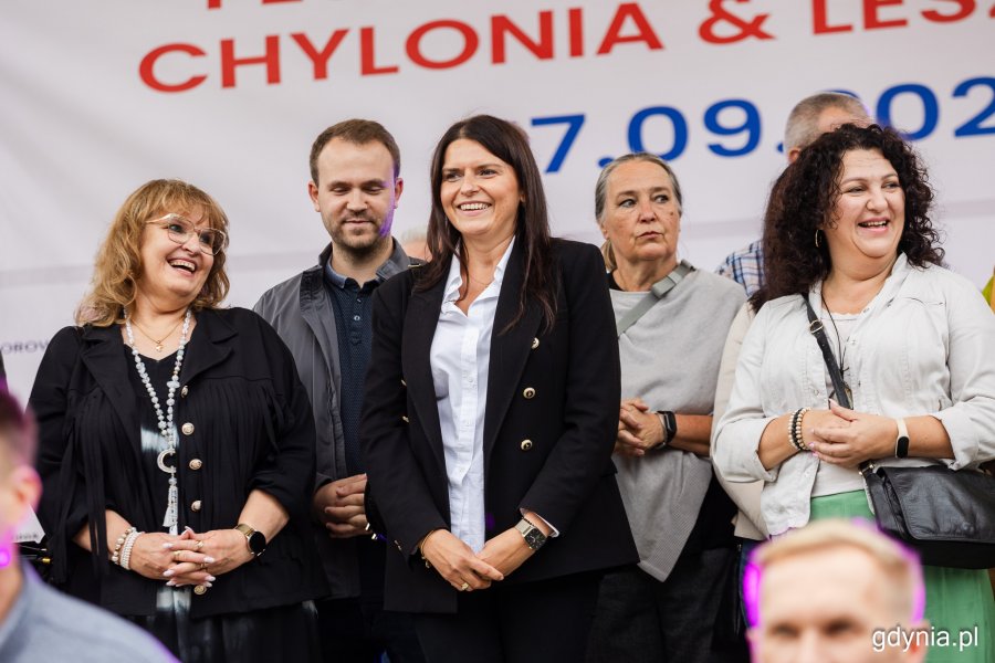 Na zdjęciu m.in.: wiceprzewodnicząca Rady Miasta Mariola Śrubarczyk-Cichowska, radny Norbert Anisowicz radna Ewa Krym ( (fot. Karol Stańczak)