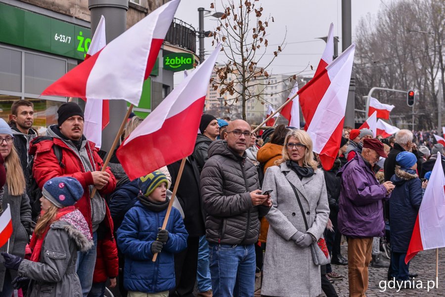 Gdynia uczciła stulecie polskiej niepodległości // fot. Przemysław Świderski