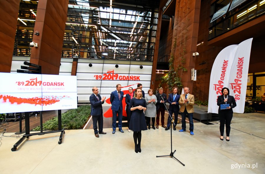 Konferencja zapowiadająca Święto Wolności i Solidarności w Europejskim Centrum Solidarności w Gdańsku, fot. Kamil Złoch