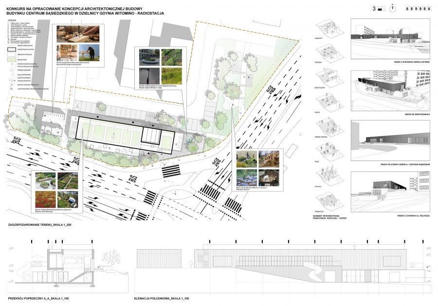 2 miejsce - Wybrano projekt centrum sąsiedzkiego na Witominie 