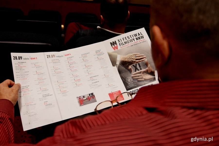 Konferencja prasowa Festiwalu NNW z udziałem m.in. Marka Łucyka, wiceprezydenta Gdyni i Arkadiusza Gołębiewskiego, dyrektora festiwalu // fot. Paweł Kukla