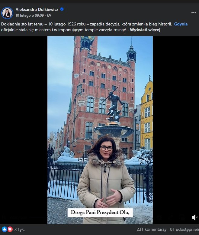 Urodzinowa fala w sieci. Kto złożył życzenia Gdyni?