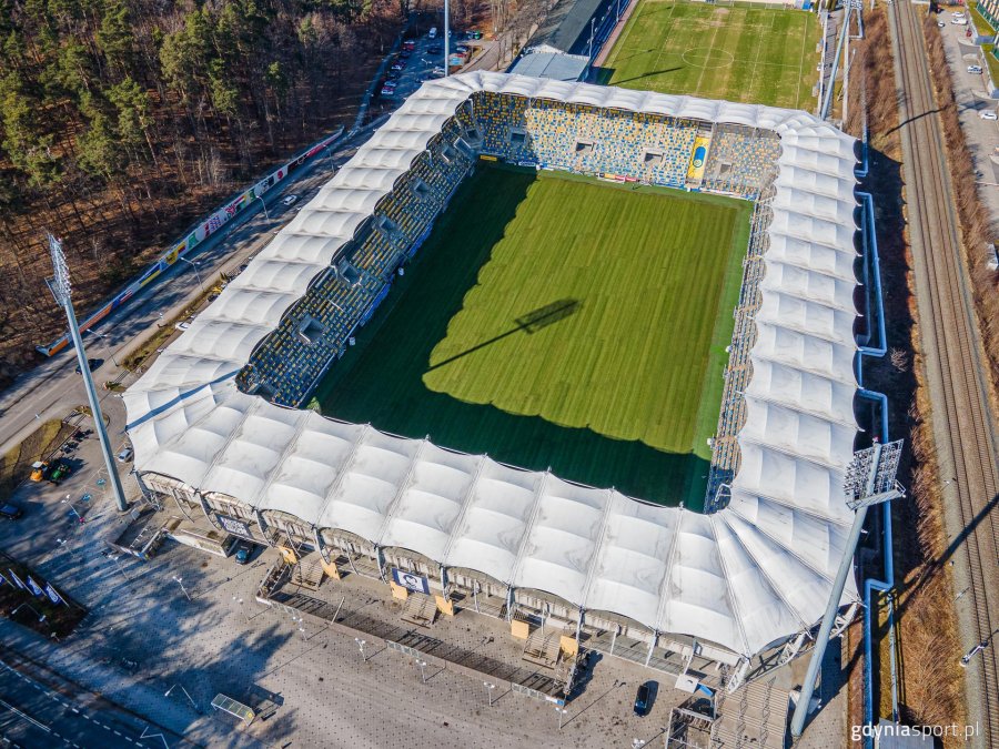 Stadion z lotu ptaka (fot. Patryk Zaputowicz)