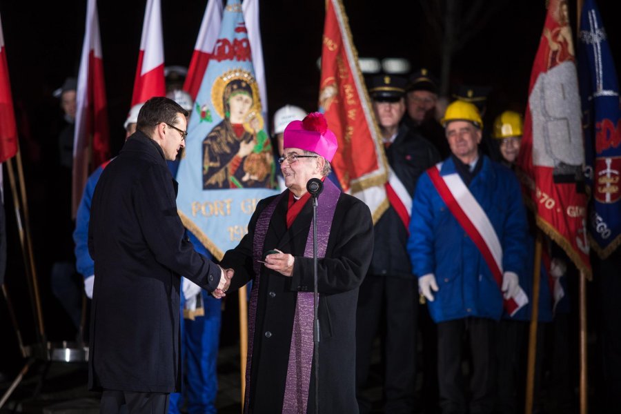 Poranne uroczystości upamiętniające ofiary Grudnia '70 // fot. Karol Stańczak