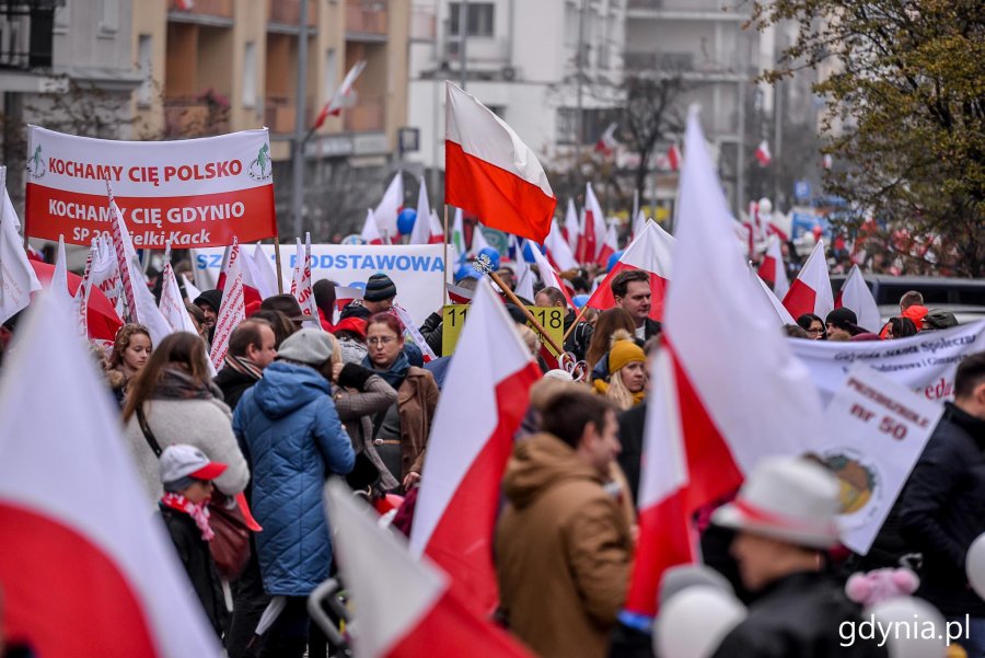 Gdynia uczciła stulecie polskiej niepodległości // fot. Przemysław Świderski