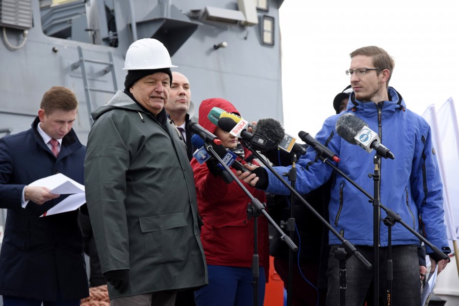 ORP „Ślązak” w PGZ Stoczni Wojennej w Gdyni, fot. Kamil Złoch