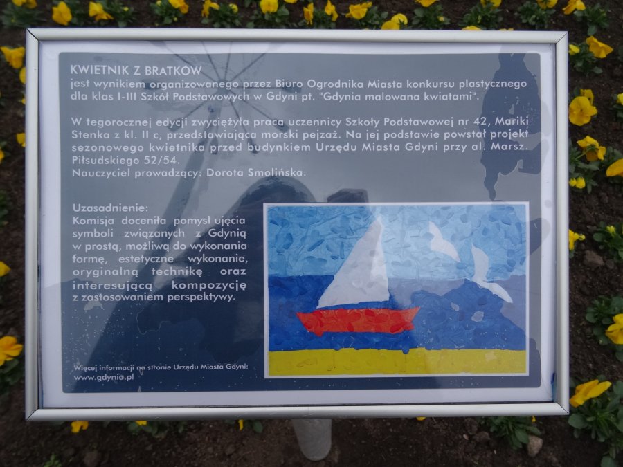 Gdynia malowana kwiatami 2017- realizacja kwietnika