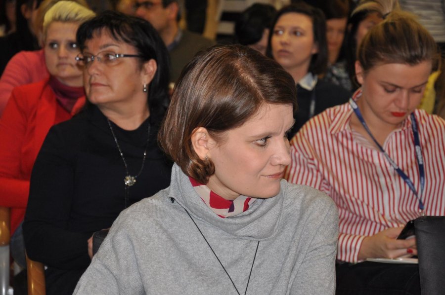 Wiceprezydent Gdyni Katarzyna Gruszecka-Spychała otworzyła spotkanie z przedstawicielami branży eventowej // fot. Magdalena Czernek 
