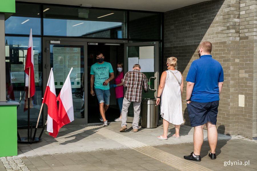 Gdynianie licznie oddawali głosy w wyborach prezydenckich // fot. Karol Stańczak