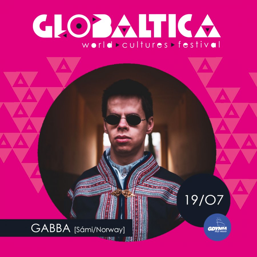 Grafika promująca występ zespołu Gabba
