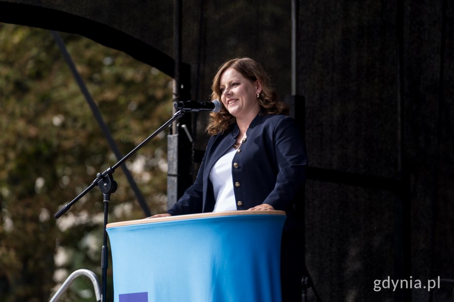 Na zdj. prezydent Gdyni Aleksandra Kosiorek