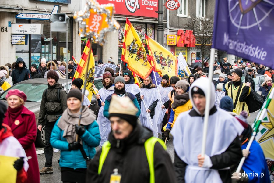 Orszak Trzech Króli przeszedł ulicami Gdyni // fot. Karol Stańczak
