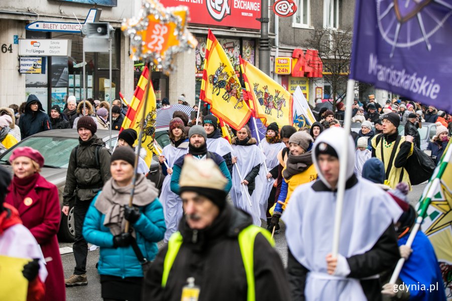 Orszak Trzech Króli przeszedł ulicami Gdyni // fot. Karol Stańczak