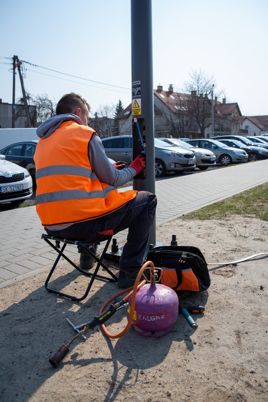 Oświetlenie przy ul. Starodworcowej