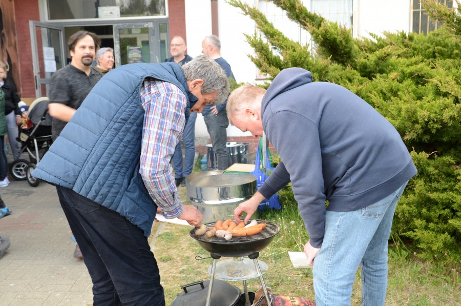 Kiełbaski na grilu