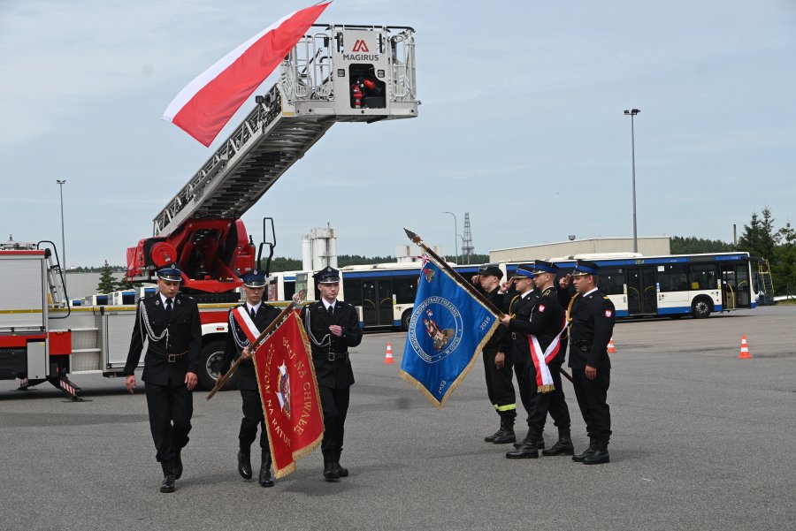 Uroczystość z okazji jubileuszu 60-lecia jednostki OSP PKM // fot. Karolina Szypelt