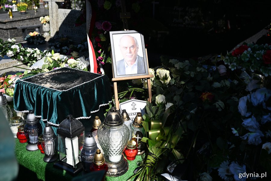 Uroczystości pogrzebowe Leszka Kopcia na Cmentarzu Łostowickim w Gdańsku (fot. Michał Puszczewicz)