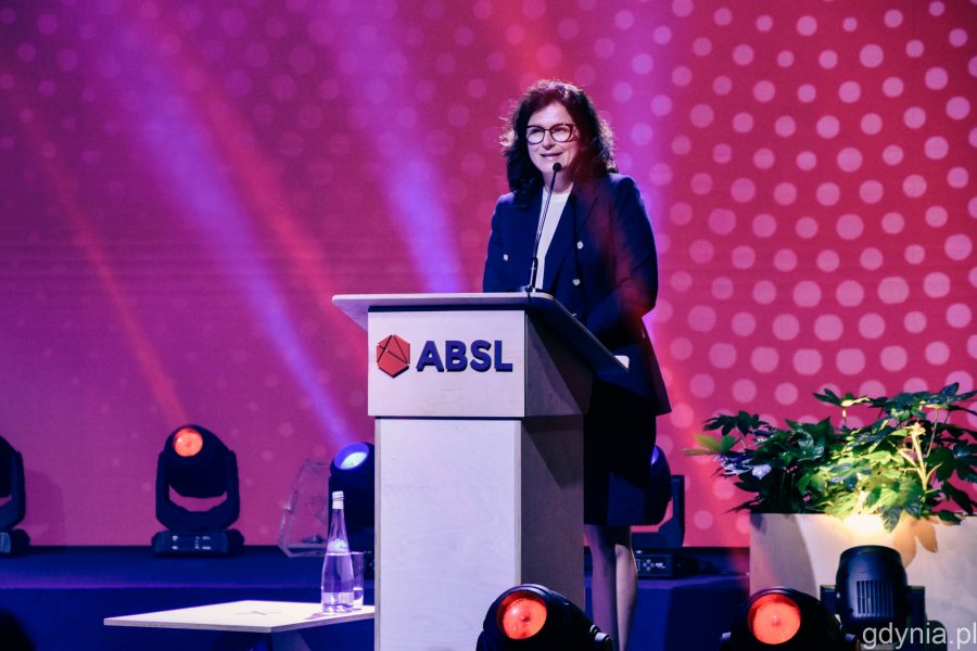 Aleksandra Dulkiewicz, prezydent Gdańska na ABSL Summit 2021 // fot. Paweł Kukla