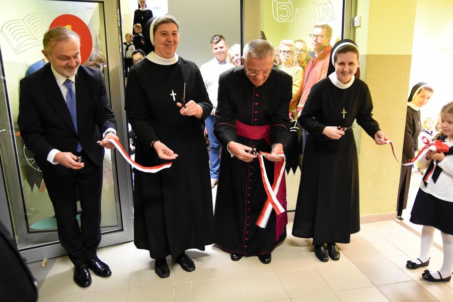 Przedszkole im. Świętej Rodziny zyskało nową przestrzeń // fot. Michał Puszczewicz