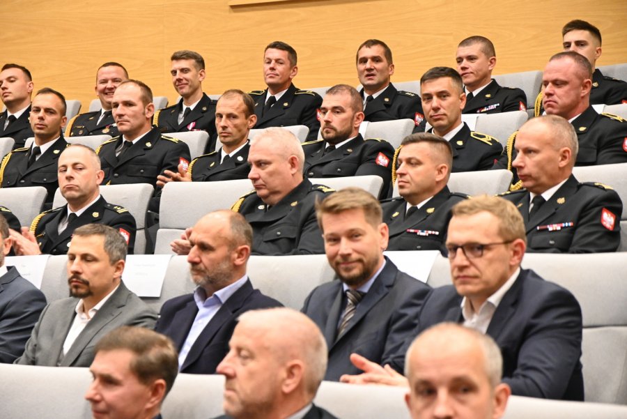 Uroczystość 90-lecia Państwowej Straży Pożarnej w Gdyni. Fot. Zygmunt Gołąb 