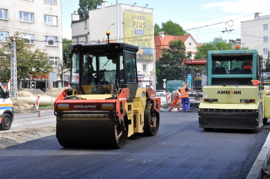 Prace na newralgicznym skrzyżowaniu w centrum Gdyni Podjazd – Dworcowa – 10 Lutego fot. Paweł Plecha 