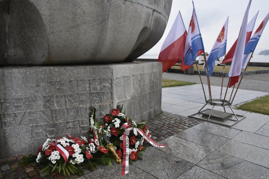 Uroczystości pod pomnikiem Josepha Conrada w Gdyni, fot. Magdalena Śliżewska