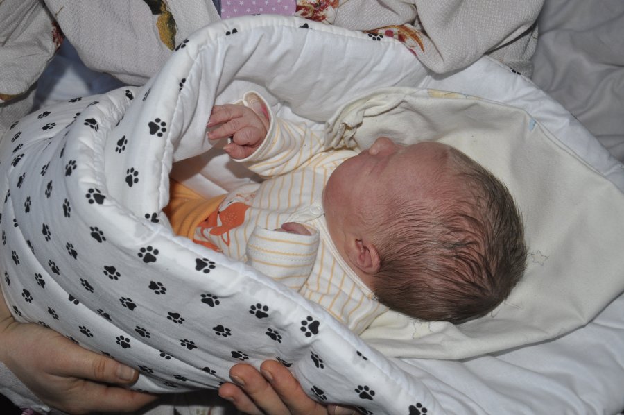 Ula Pankowska urodziła się o godz. 0.47 // fot. Magdalena Czernek