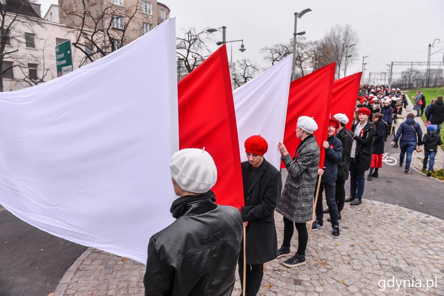 Gdynia uczciła stulecie polskiej niepodległości // fot. Przemysław Świderski