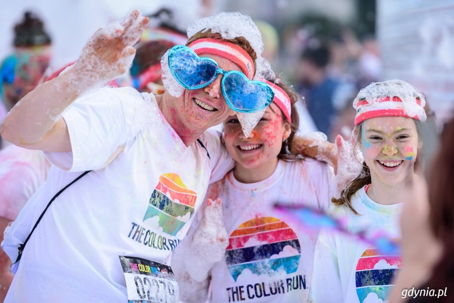 Bieg The Color Run w Gdyni, 16.09.2017 // fot. Dawid Linkowski